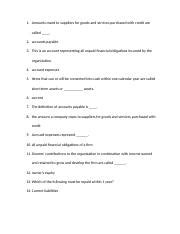 are amounts owed to suppliers